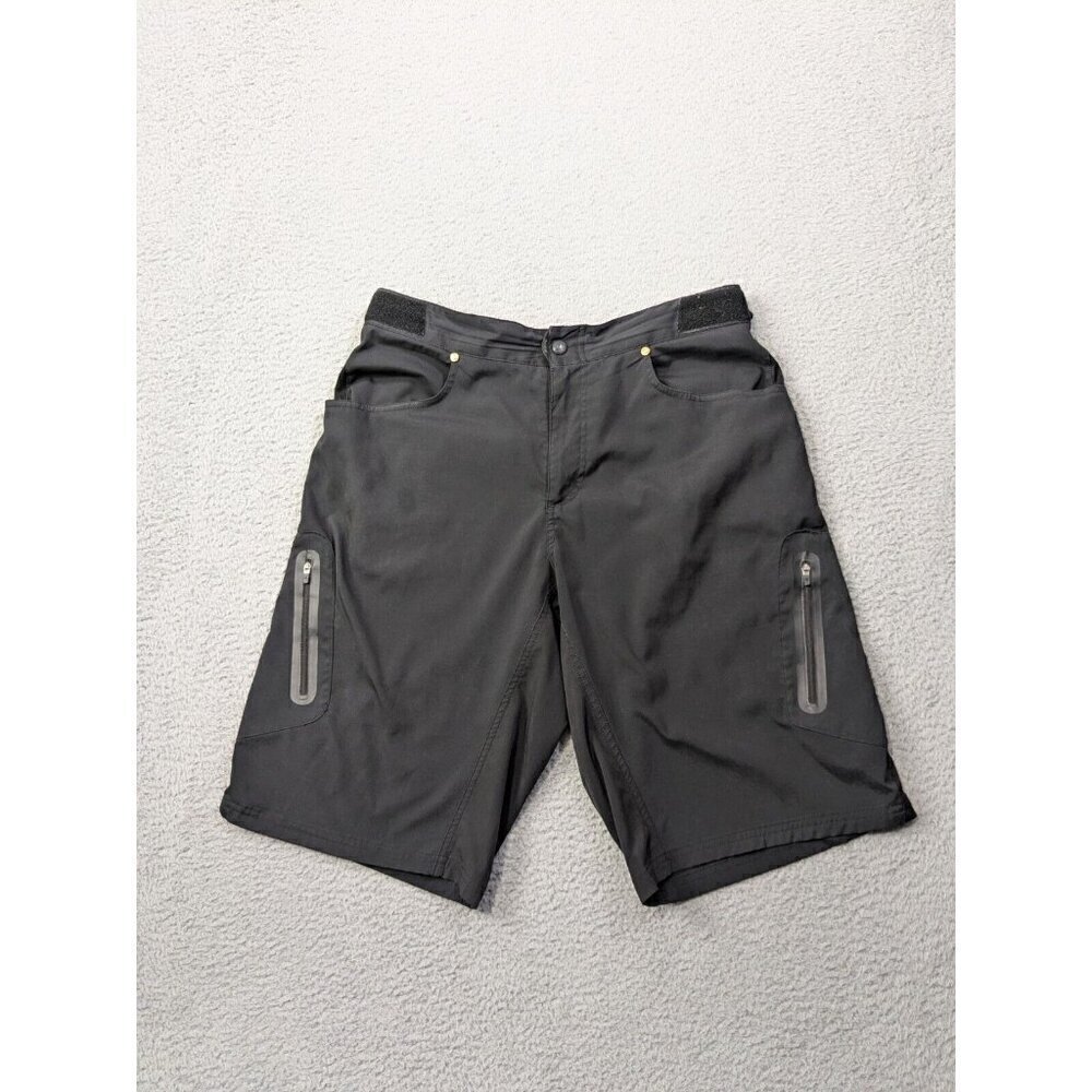 Zoic Shorts Large Zip Cargo Bike MTB Mountain Cycling Trail  Outdoor Black